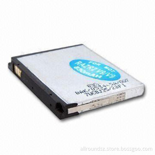 Mobile Phone Battery for Motorola V9/RAZR2, with 830mAh Capacity
